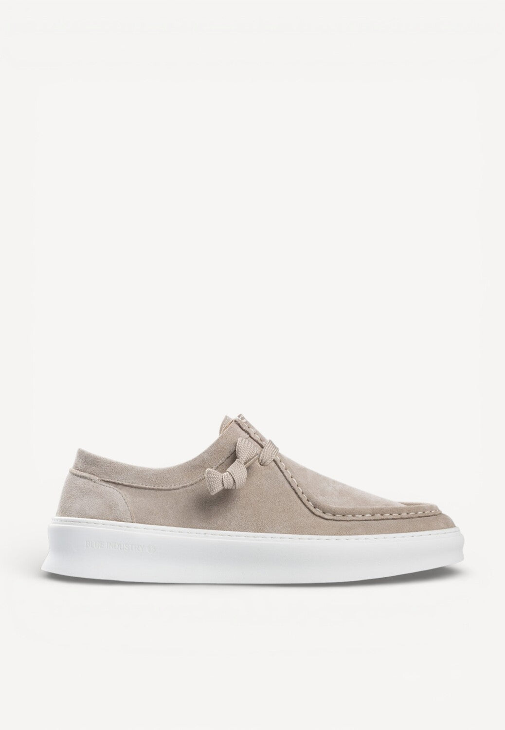 Heren veterschoenen-Beige suède/nubuck