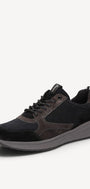 Heren veterschoenen-Blauw combi kleur