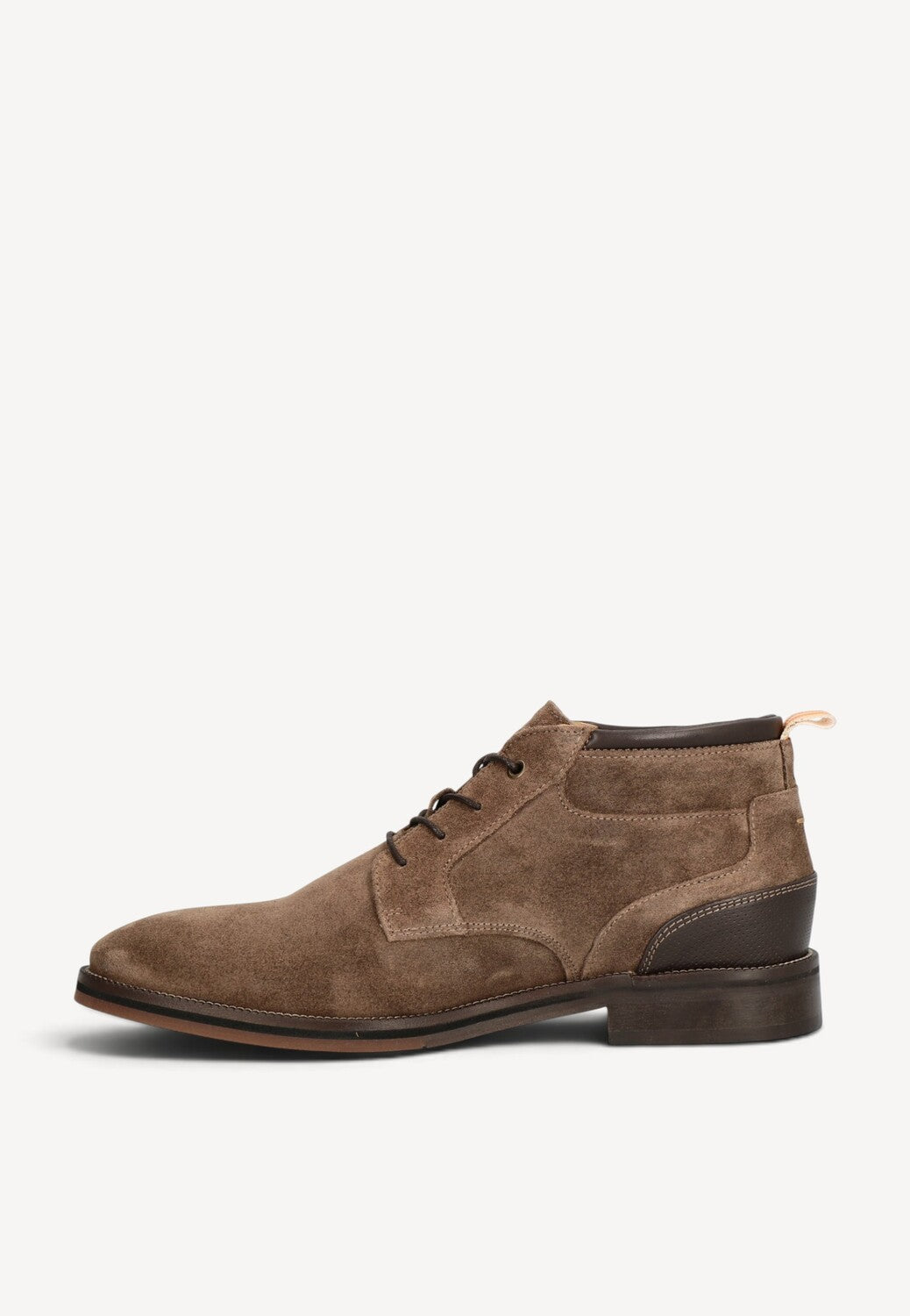Heren boots-Beige suède/nubuck