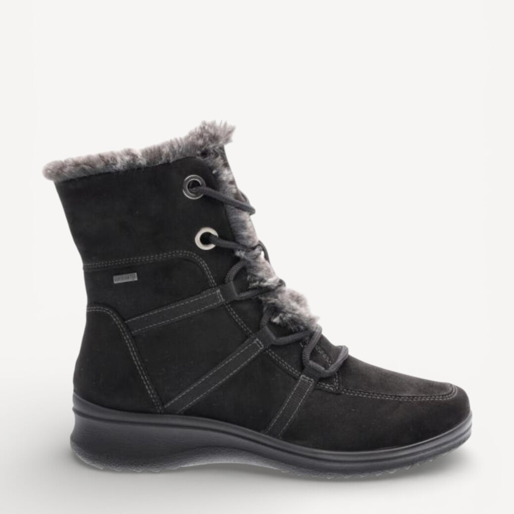 DAMES BOOTS+KORT LAARS-Zwart diversen