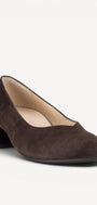 BALLERINAS + PUMPS-Bruin suède