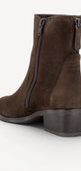 DAMES BOOTS+KORT LAARS-Bruin suède