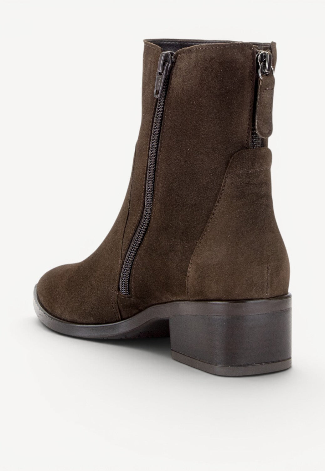 DAMES BOOTS+KORT LAARS-Bruin suède