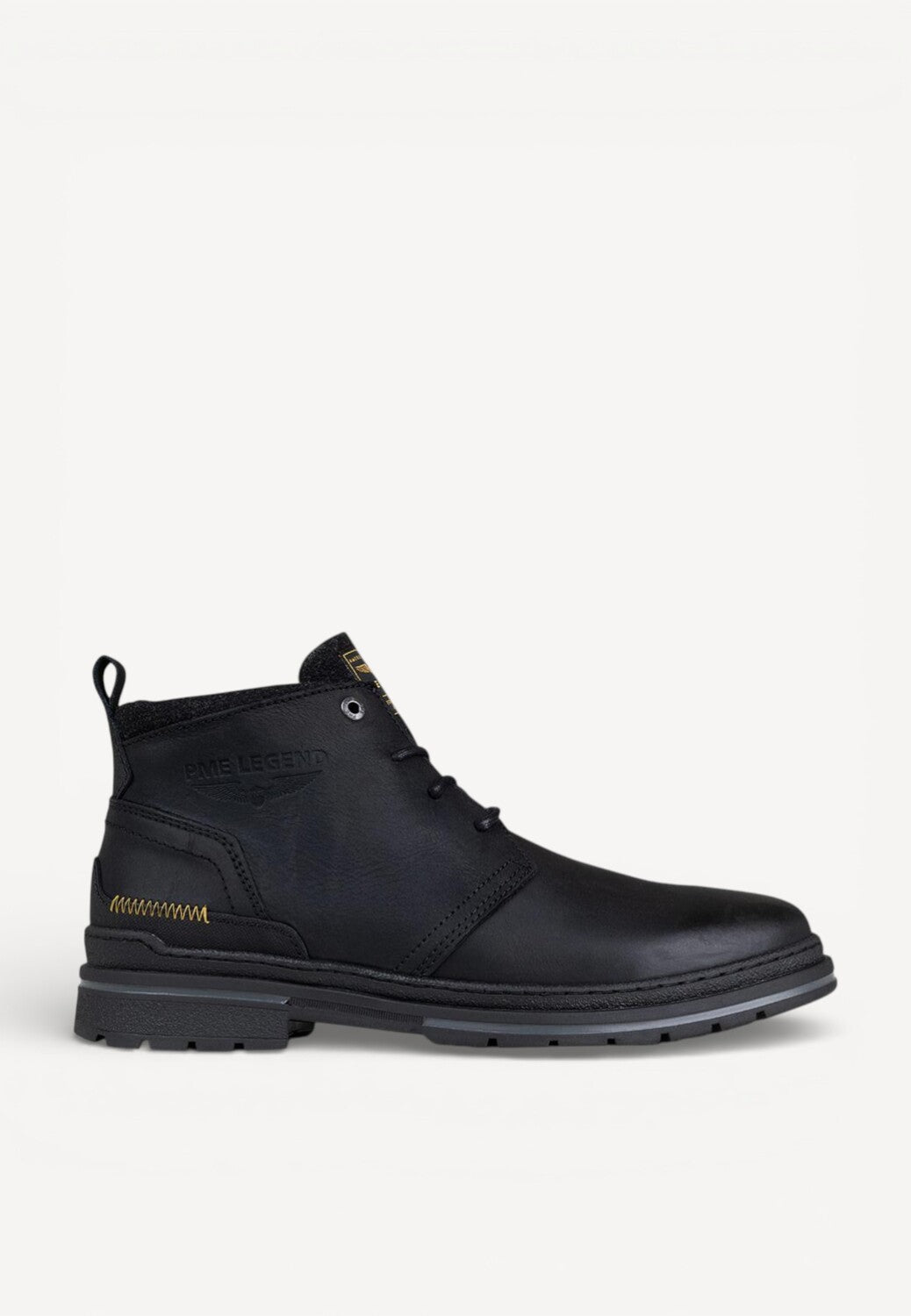 Heren boots-Zwart leer