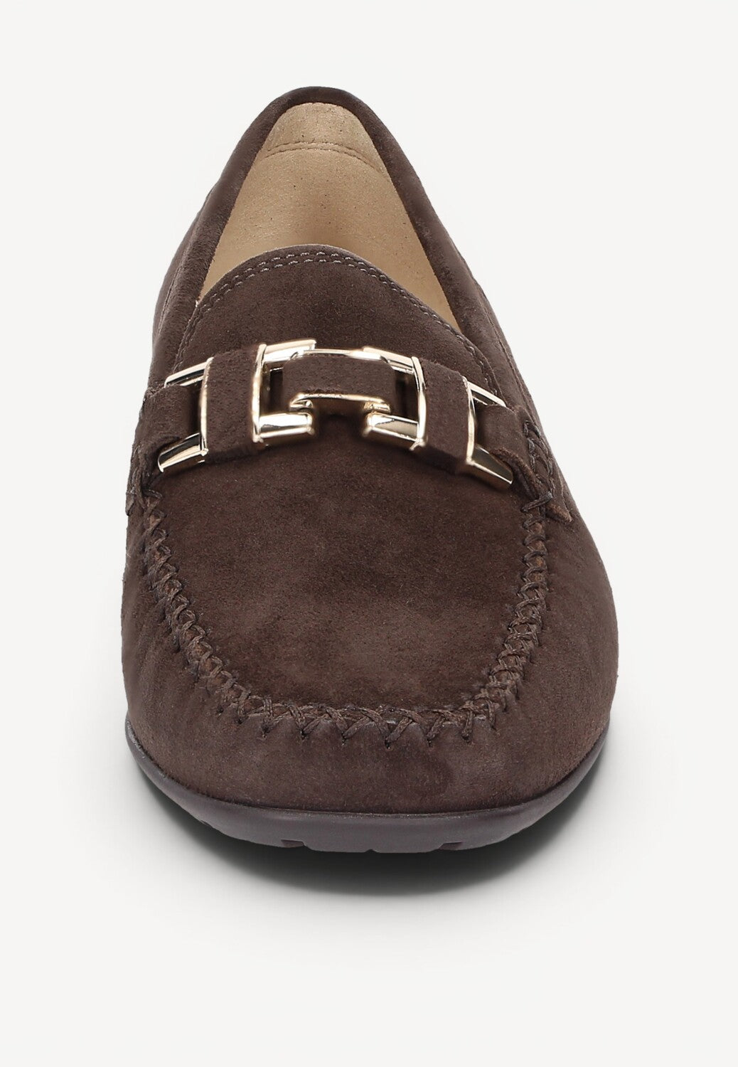 DAMES INSTAPSCHOENEN-Bruin suède