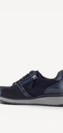 DAMES SPORTIEVE VETERSCHO-Blauw leer