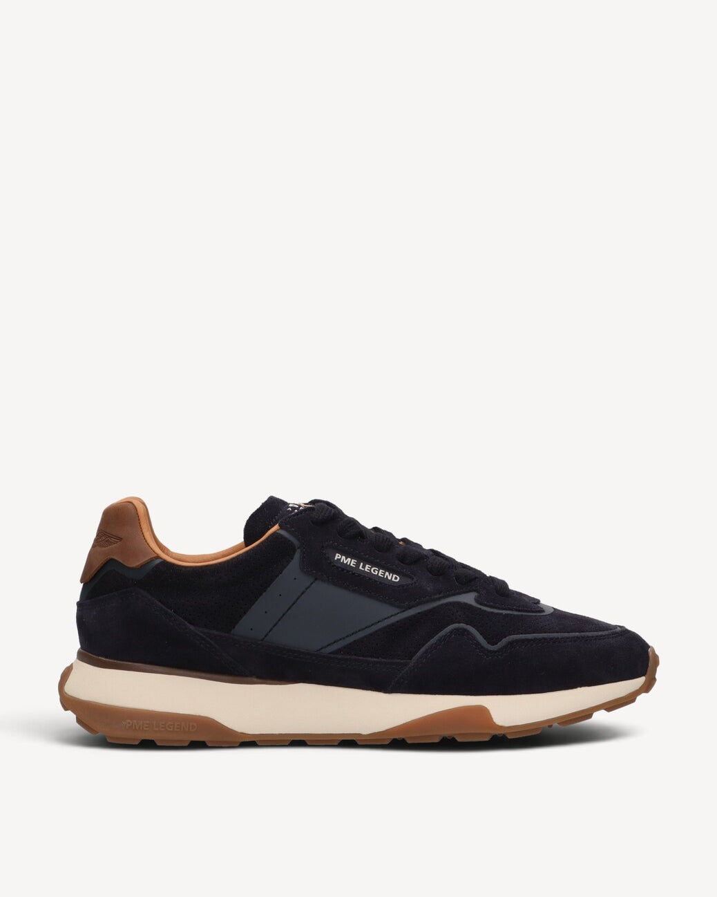 Heren veterschoenen-Blauw suède/nubuck